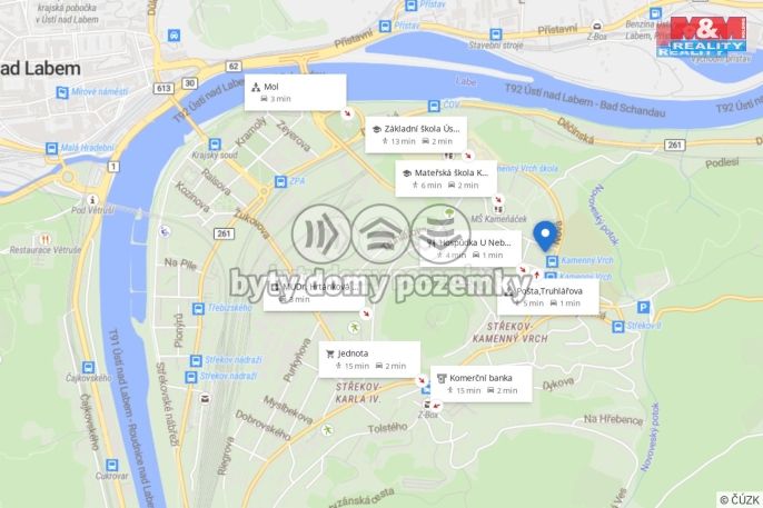 Pronájem, Byt 4+1, Ústí nad Labem