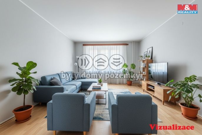 Prodej, Byt 3+1, Cheb