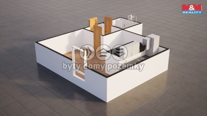 Pronájem, Byt 1+kk, Jablonné v Podještědí