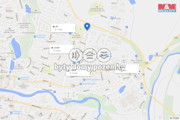 Prodej, Byt 3+1, Havlíčkův Brod