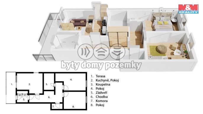 Prodej, Byt 3+kk, Praha