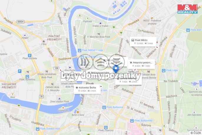 Pronájem, Byt 2+kk, Písek