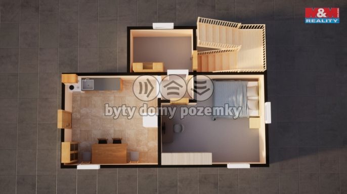 Pronájem, Byt 1+1, Liberec