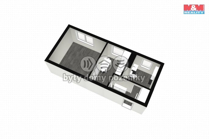 Pronájem, Byt 1+1, Náchod