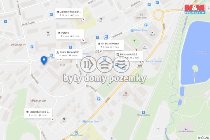 Pronájem, Byt 4+kk, Příbram