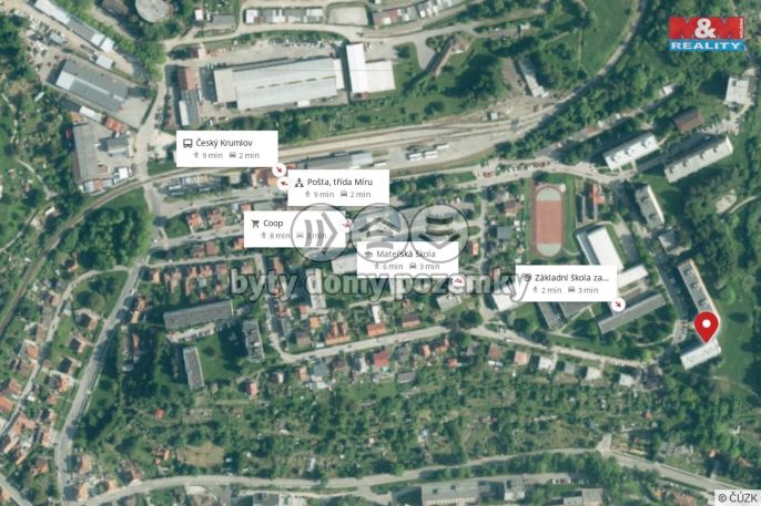 Pronájem, Byt 3+1, Český Krumlov