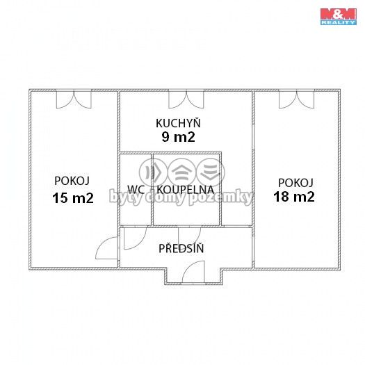 Prodej, Byt 2+1, Jirkov