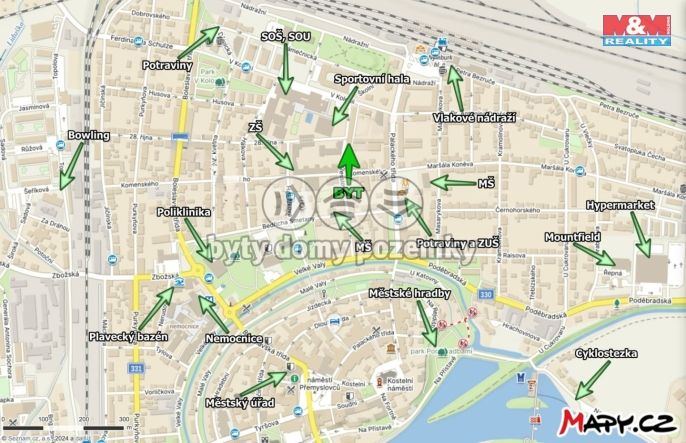 Prodej, Byt 2+kk, Nymburk