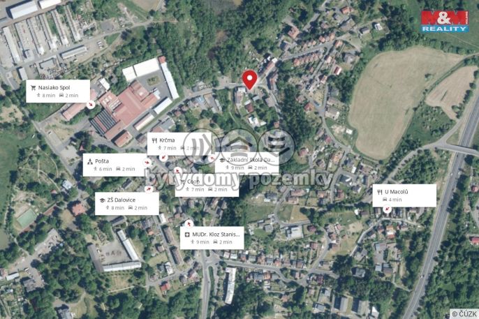 Prodej, Byt 2+1, Dalovice