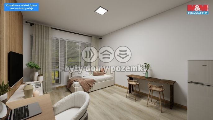 Prodej, Byt 1+kk, Děčín