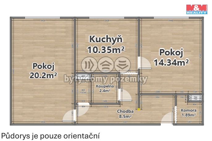 Prodej, Byt 2+1, Staňkov