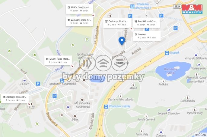 Prodej, Byt 2+1, Chomutov