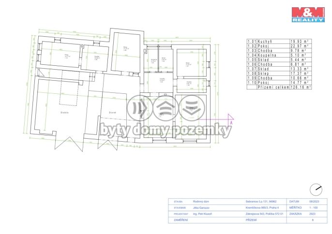 Prodej, Rodinný dům, Sebranice