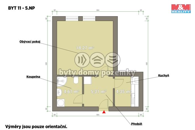 Pronájem, Byt 1+1, Plzeň