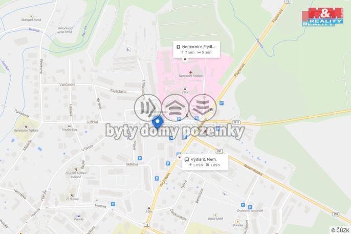 Pronájem, Byt 2+kk, Frýdlant