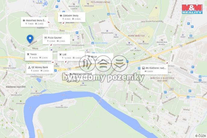 Prodej, Byt 3+1, Klášterec nad Ohří