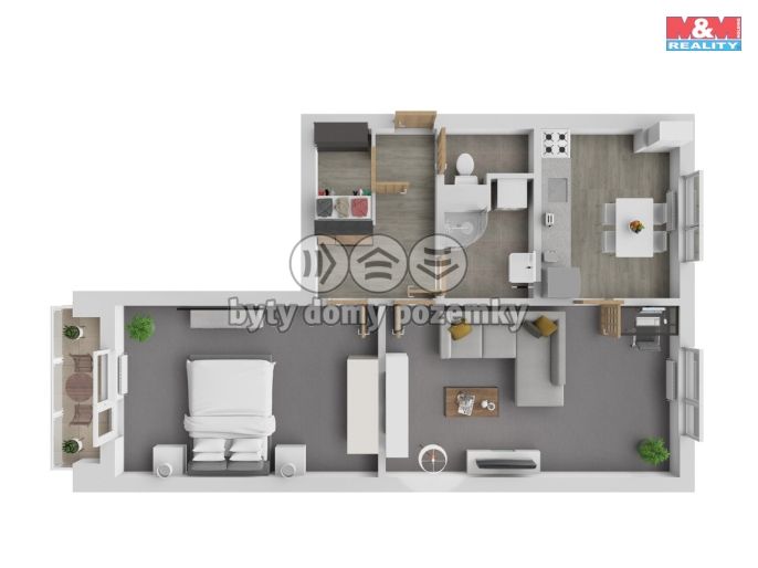 Prodej, Byt 2+1, Hradec Králové