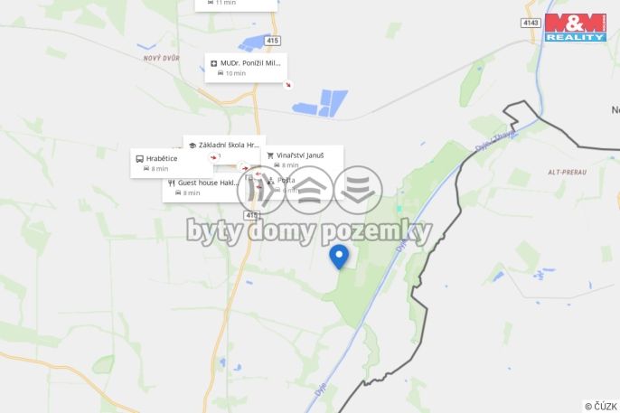 Prodej, Pole, Hrabětice