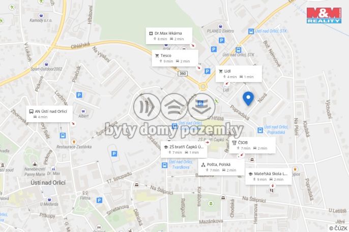 Prodej, Byt 2+1, Ústí nad Orlicí