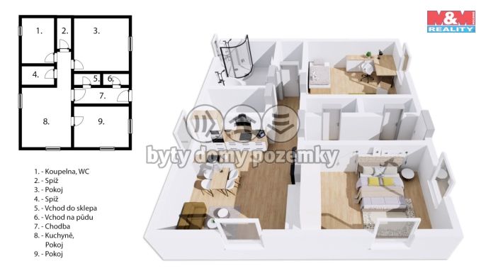 Prodej, Rodinný dům, Kounov