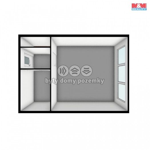 Pronájem, Byt 1+kk, Světlá nad Sázavou