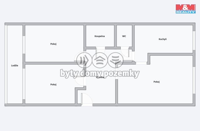 Prodej, Byt 3+1, Most
