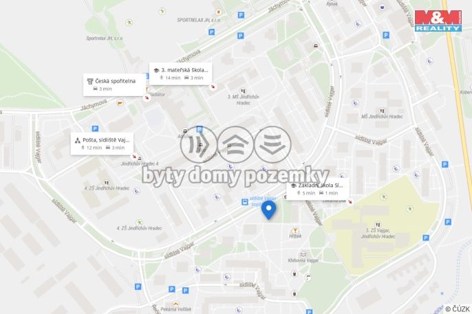 Prodej, Byt 3+1, Jindřichův Hradec