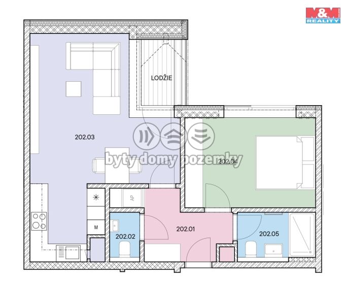 Prodej, Byt 2+kk, Praha