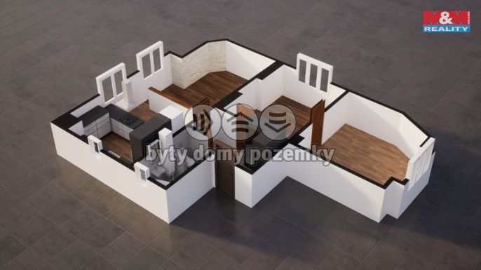 Prodej, Byt 3+kk, Teplice