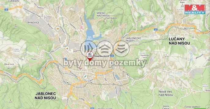 Pronájem, Byt 1+kk, Jablonec nad Nisou