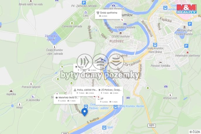 Prodej, Byt 2+1, Český Krumlov