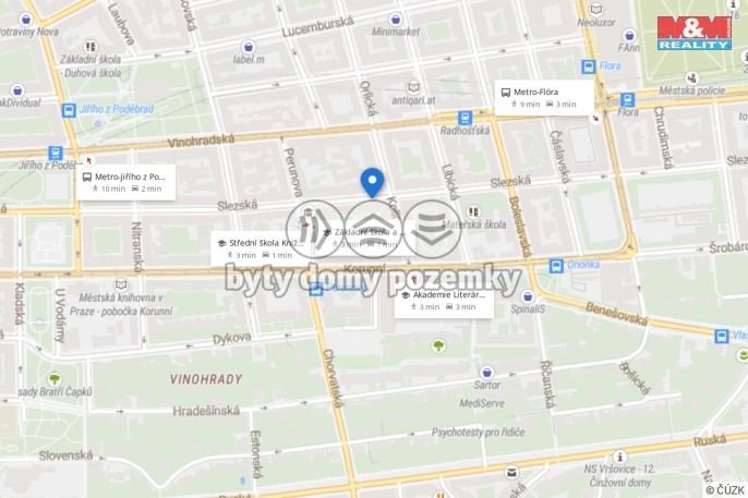 Pronájem, Byt 2+kk, Praha