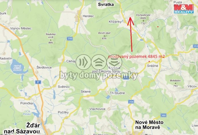 Prodej, Pole, Křižánky