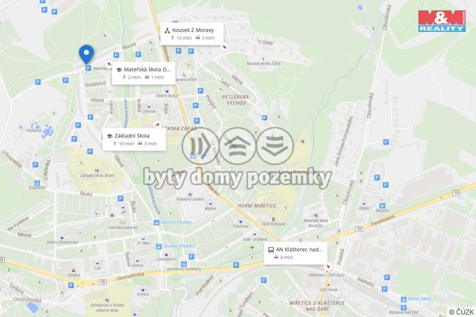Pronájem, Byt 3+1, Klášterec nad Ohří