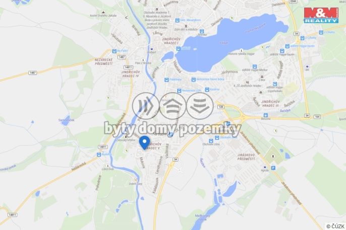 Pronájem, Byt 3+1, Jindřichův Hradec