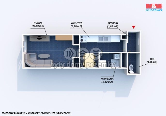 Prodej, Byt 1+kk, Praha