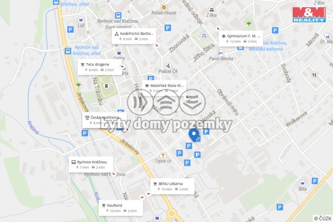 Pronájem, Byt 3+1, Rychnov nad Kněžnou