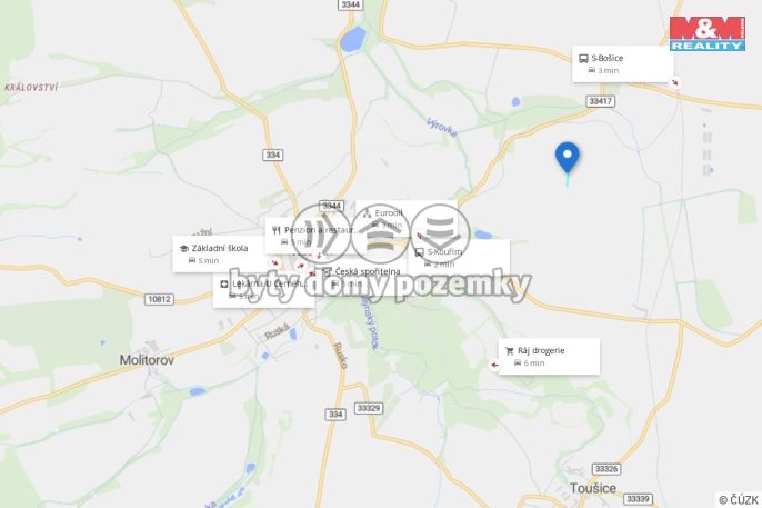 Prodej, Pole, Kouřim