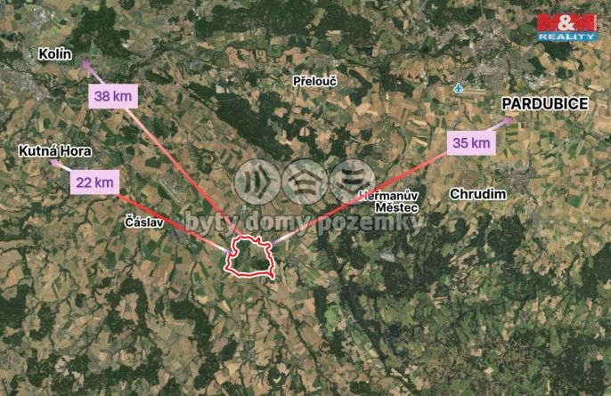 Prodej, Pole, Žleby