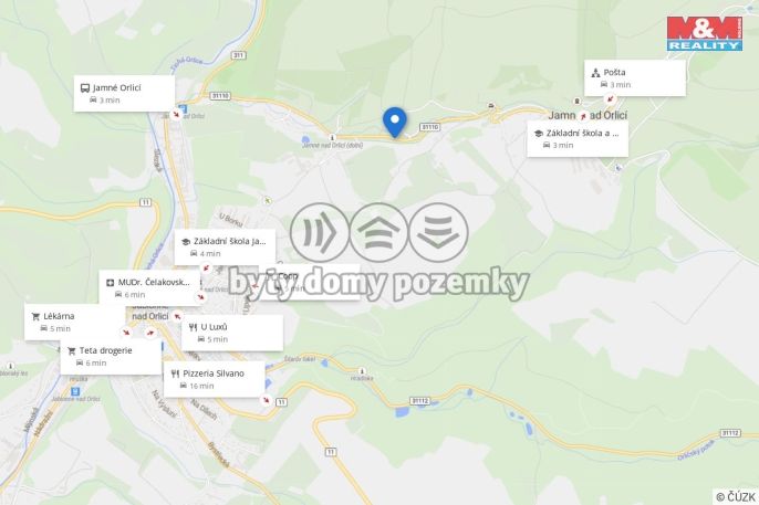 Prodej, Pozemek k bydlení, Jamné nad Orlicí