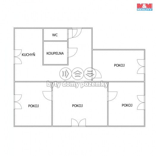 Prodej, Byt 4+1, Karviná