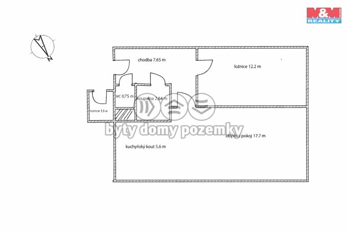 Prodej, Byt 2+kk, Praha