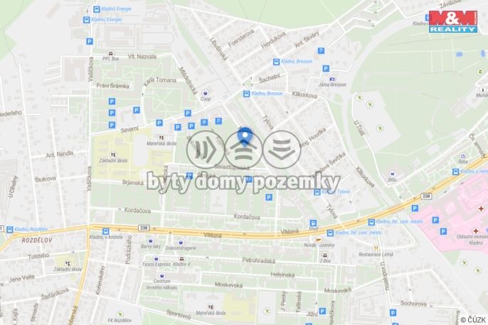 Pronájem, Byt 1+1, Kladno