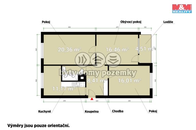 Pronájem, Byt 3+1, Plzeň