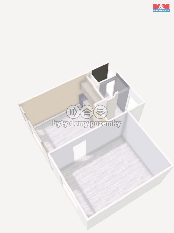 Prodej, Byt 1+1, Chomutov