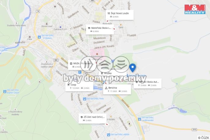 Prodej, Byt 3+1, Ústí nad Orlicí