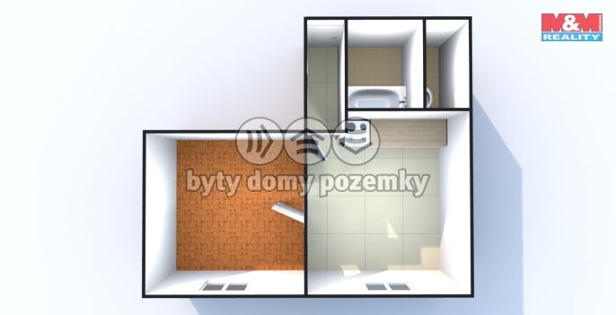 Prodej, Byt 2+kk, Kroměříž
