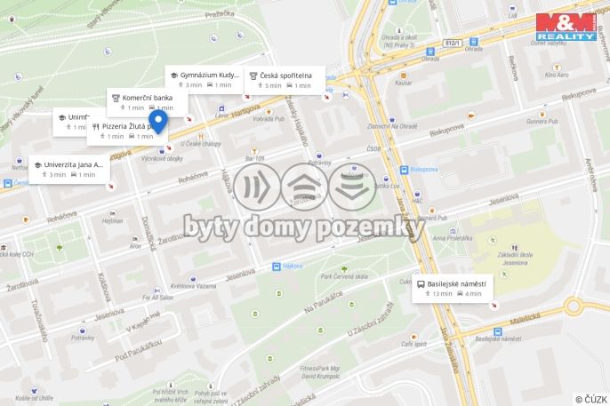 Pronájem, Byt 1+1, Praha