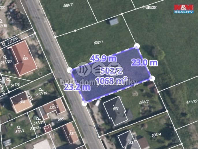 Prodej, Pozemek k bydlení, Kly