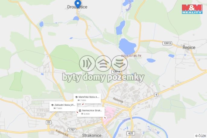 Prodej, Byt 2+1, Droužetice